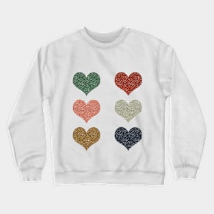 hearts Crewneck Sweatshirt